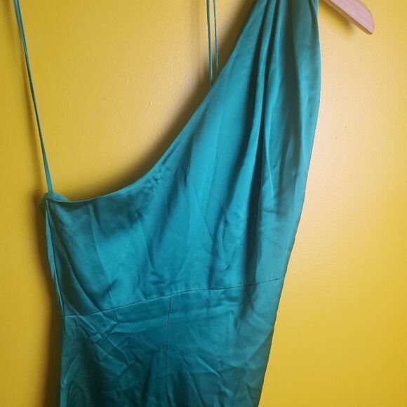 Cinq A Sept Colina Silk Cocktail Dress Size 12 - Picture 4 of 10